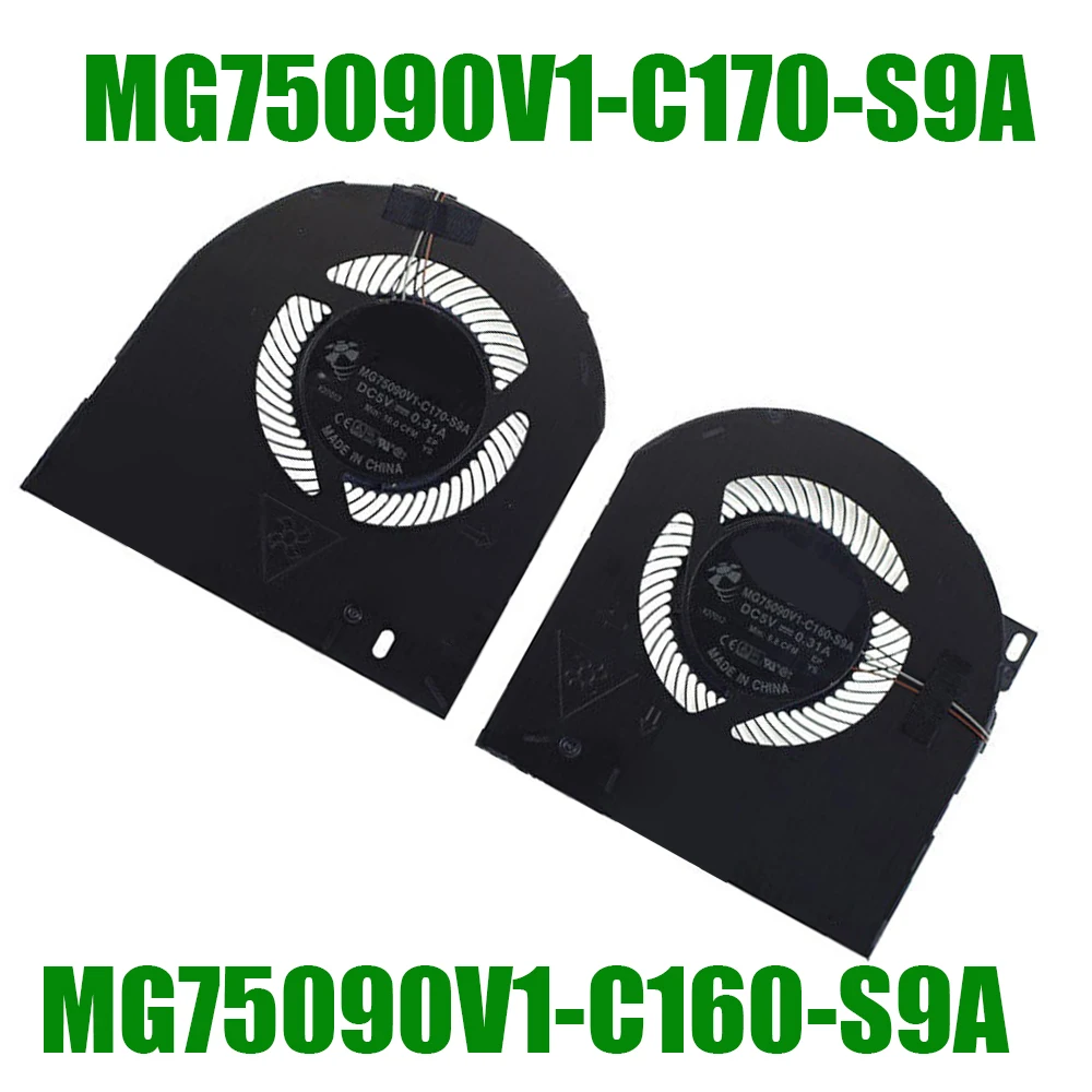 For DELL For Precision 7530 7540 MG75090V1-C170-S9A MG75090V1-C160-S9A DC5V 0.31A A Pair Laptop CPU GPU Fan
For DELL For Precision 7530 7540 MG75090V1-C170-S9A MG75090V1-C160-S9A DC5V 0.31A A Pair Laptop CPU GPU Fan