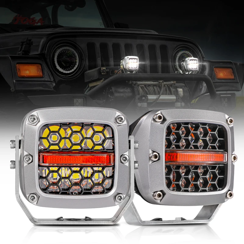 White Yellow LED Light Bar Offroad 4x4 Spotlights Fog Lamp 12V Driving Auto Spotlights for Truck Farm Tractor Boat SUV ATV
White Yellow LED Light Bar Offroad 4x4 Spotlights Fog Lamp 12V Driving Auto Spotlights for Truck Farm Tractor Boat SUV ATV