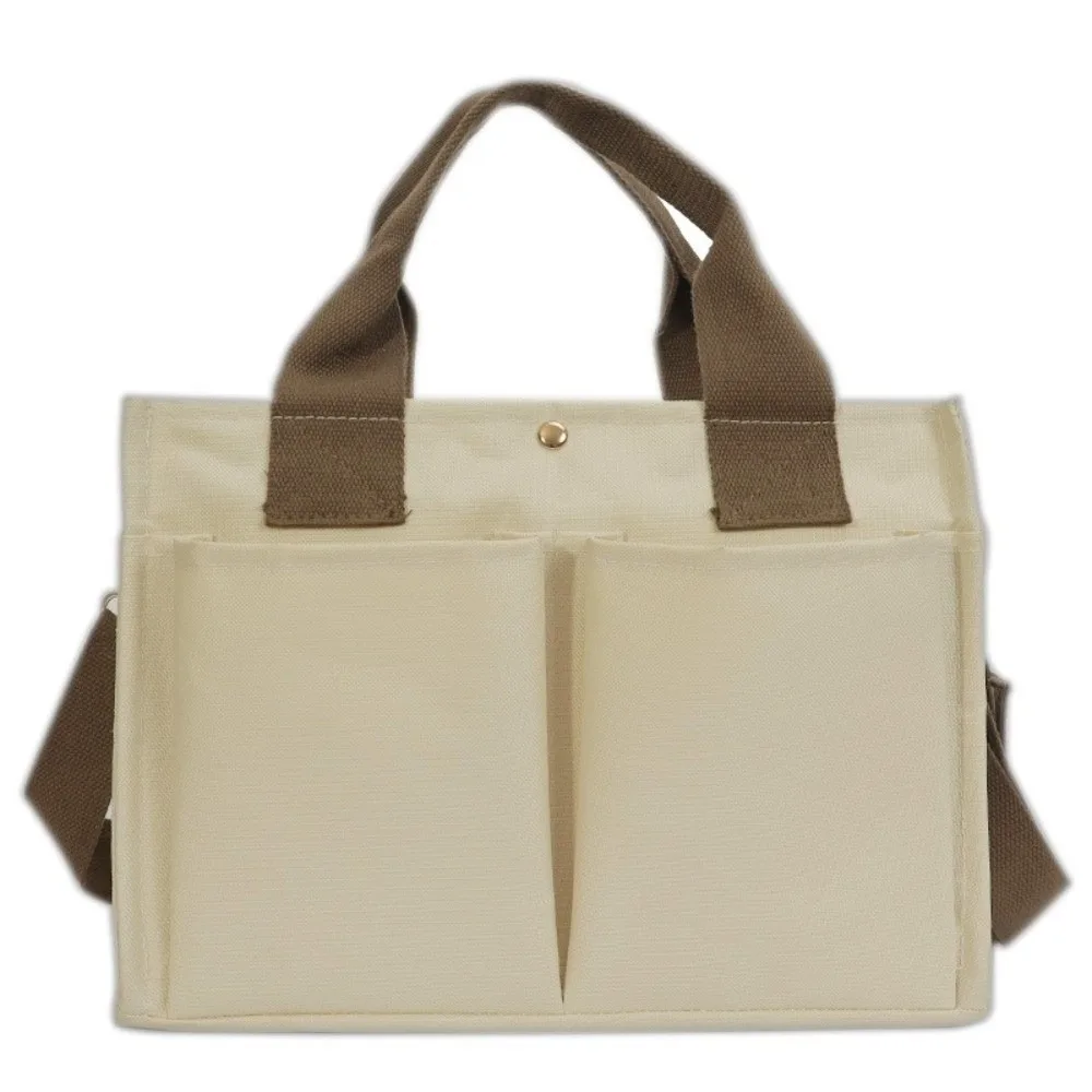 Durable Large Capacity Canvas Tote Bag White Multiple Pockets Nappy Handbag Zipper Closure Shoulder Bag for Women Girls
Durable Large Capacity Canvas Tote Bag White Multiple Pockets Nappy Handbag Zipper Closure Shoulder Bag for Women Girls