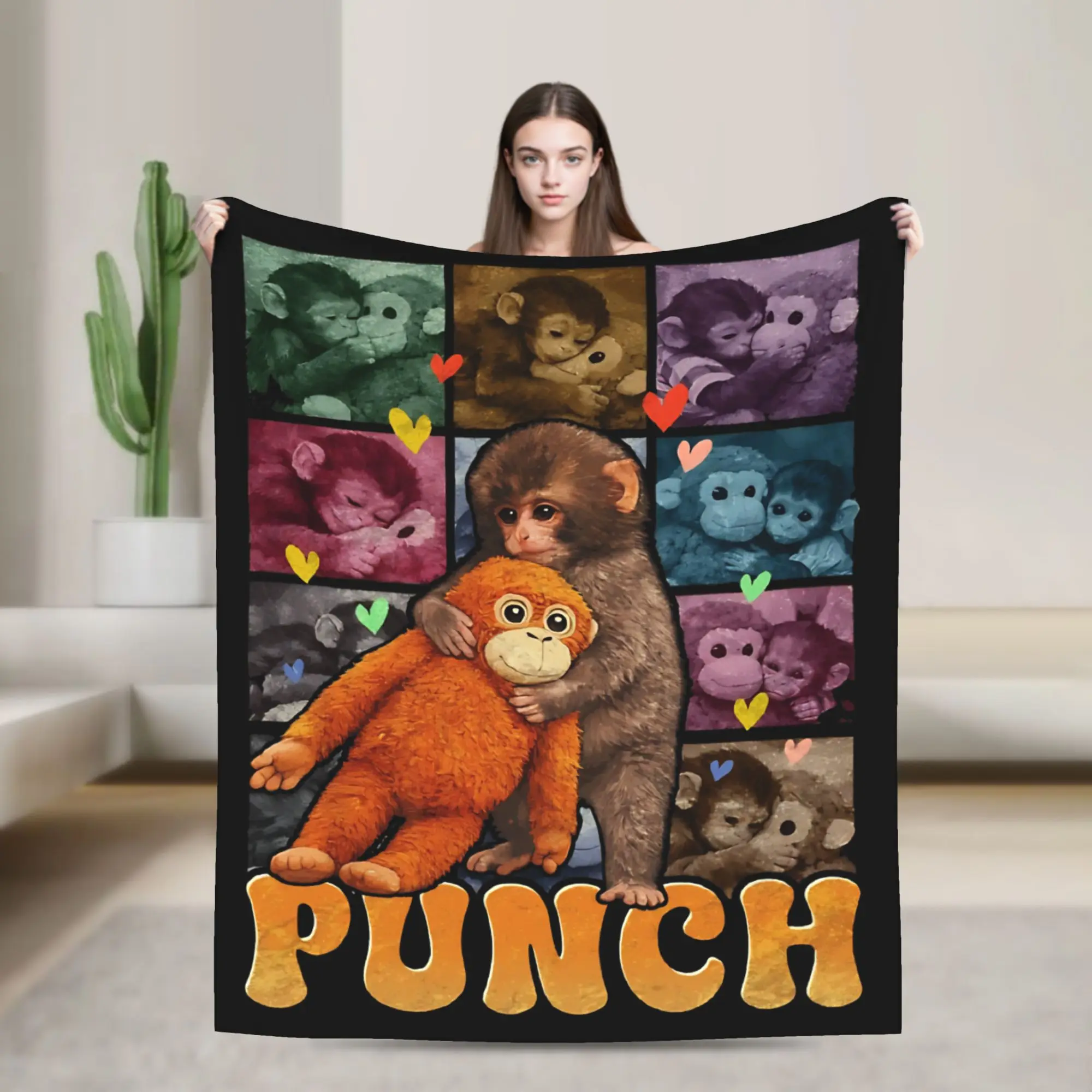 Cute Punch Monkey Blankets Flannel Summer Air Conditioning Multifunction Super Warm Throw Blankets for Bed Car Bedspreads
Cute Punch Monkey Blankets Flannel Summer Air Conditioning Multifunction Super Warm Throw Blankets for Bed Car Bedspreads