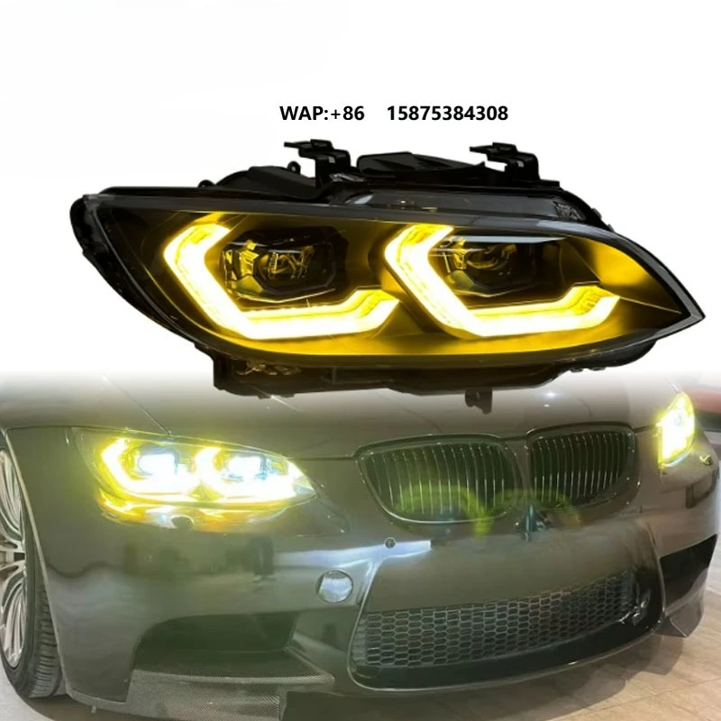 SJC Auto Part Headlight Assembly for 3 Series Pre-lci 2006-2009 E92 Upgrade to New Yellow+White Dual-color DRL Front Lamp
SJC Auto Part Headlight Assembly for 3 Series Pre-lci 2006-2009 E92 Upgrade to New Yellow+White Dual-color DRL Front Lamp
