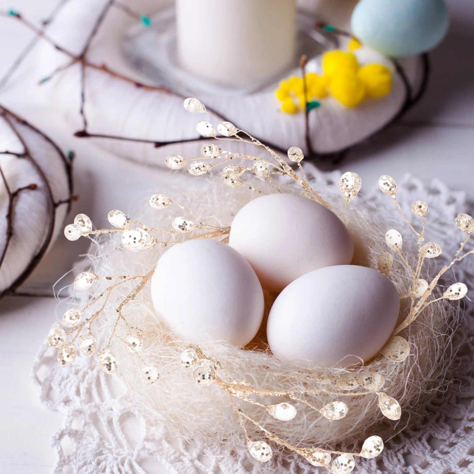 Christmas Acrylic Crystal Bead Wreath Holder Ring Decorative Xmas Garland for Tabletop Decor Acrylic Bead Wreath
Christmas Acrylic Crystal Bead Wreath Holder Ring Decorative Xmas Garland for Tabletop Decor Acrylic Bead Wreath