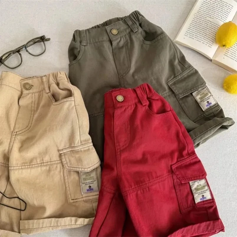 Spring 2025 Trousers Toddler Kids Sweatpants Children Clothes Girls Cotton Loose Cargo Pants For Boys Casual Ankle-length
Spring 2025 Trousers Toddler Kids Sweatpants Children Clothes Girls Cotton Loose Cargo Pants For Boys Casual Ankle-length