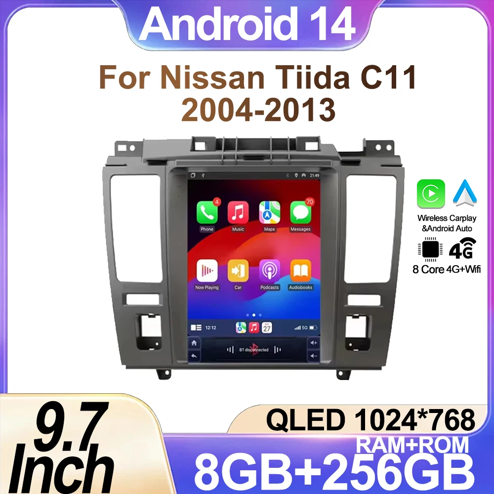9,7-дюймовый автомобильный Android для Nissan Tiida C11 2004-2013 2 din Carplay GPS-навигация Bluetooth сенсорный экран интеллектуальная система Wi-Fi
9,7-дюймовый автомобильный Android для Nissan Tiida C11 2004-2013 2 din Carplay GPS-навигация Bluetooth сенсорный экран интеллектуальная система Wi-Fi