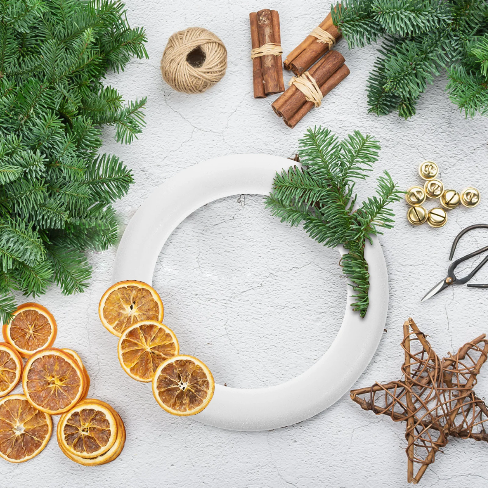 3pcs Foam Wreath Forms White Craft Rings Circle Template For Drawing Diy Circular Ring Art Supplies Foam Circles Crafts
3pcs Foam Wreath Forms White Craft Rings Circle Template For Drawing Diy Circular Ring Art Supplies Foam Circles Crafts