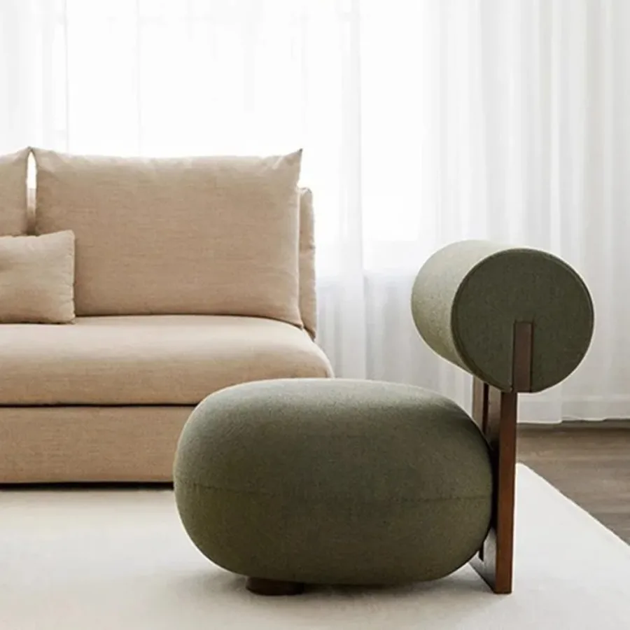 Nordic solid wood sofa chair modern light luxury cream style living room lazy
Nordic solid wood sofa chair modern light luxury cream style living room lazy