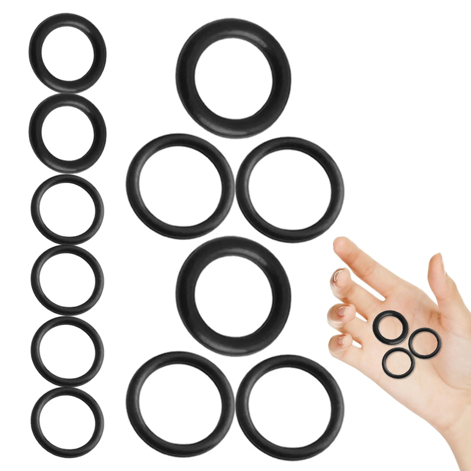 12Pcs Bike Disc Brake Sealing Rings Round Rubber Seal Gasket Kit Heavy Duty Cycling Accessory for Brake Caliper Mounting Seals
12Pcs Bike Disc Brake Sealing Rings Round Rubber Seal Gasket Kit Heavy Duty Cycling Accessory for Brake Caliper Mounting Seals