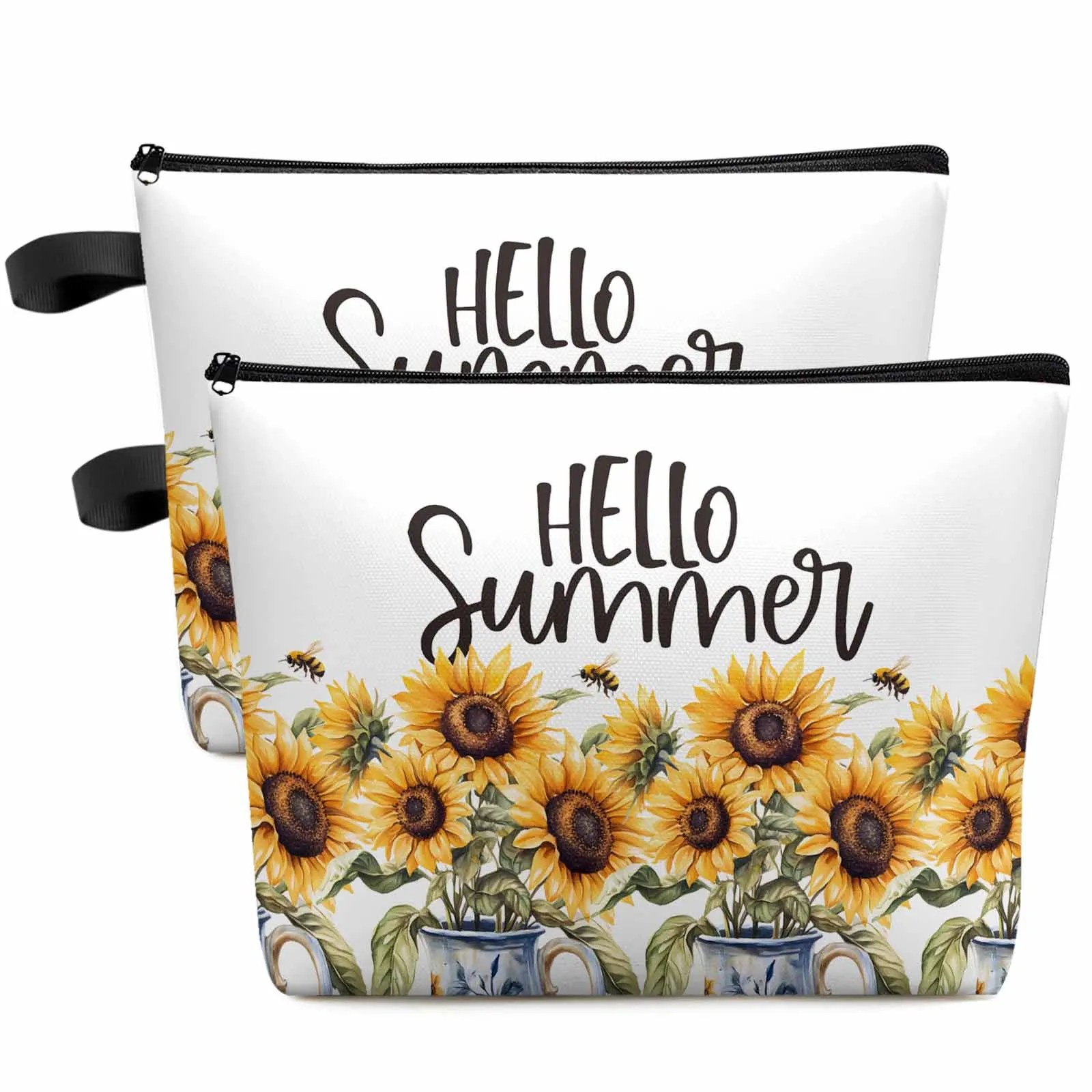 Summer Sunflower Style Large Capacity Travel Cosmetic Bag Portable Makeup Storage Pouch Women Waterproof Pencil Case
Summer Sunflower Style Large Capacity Travel Cosmetic Bag Portable Makeup Storage Pouch Women Waterproof Pencil Case