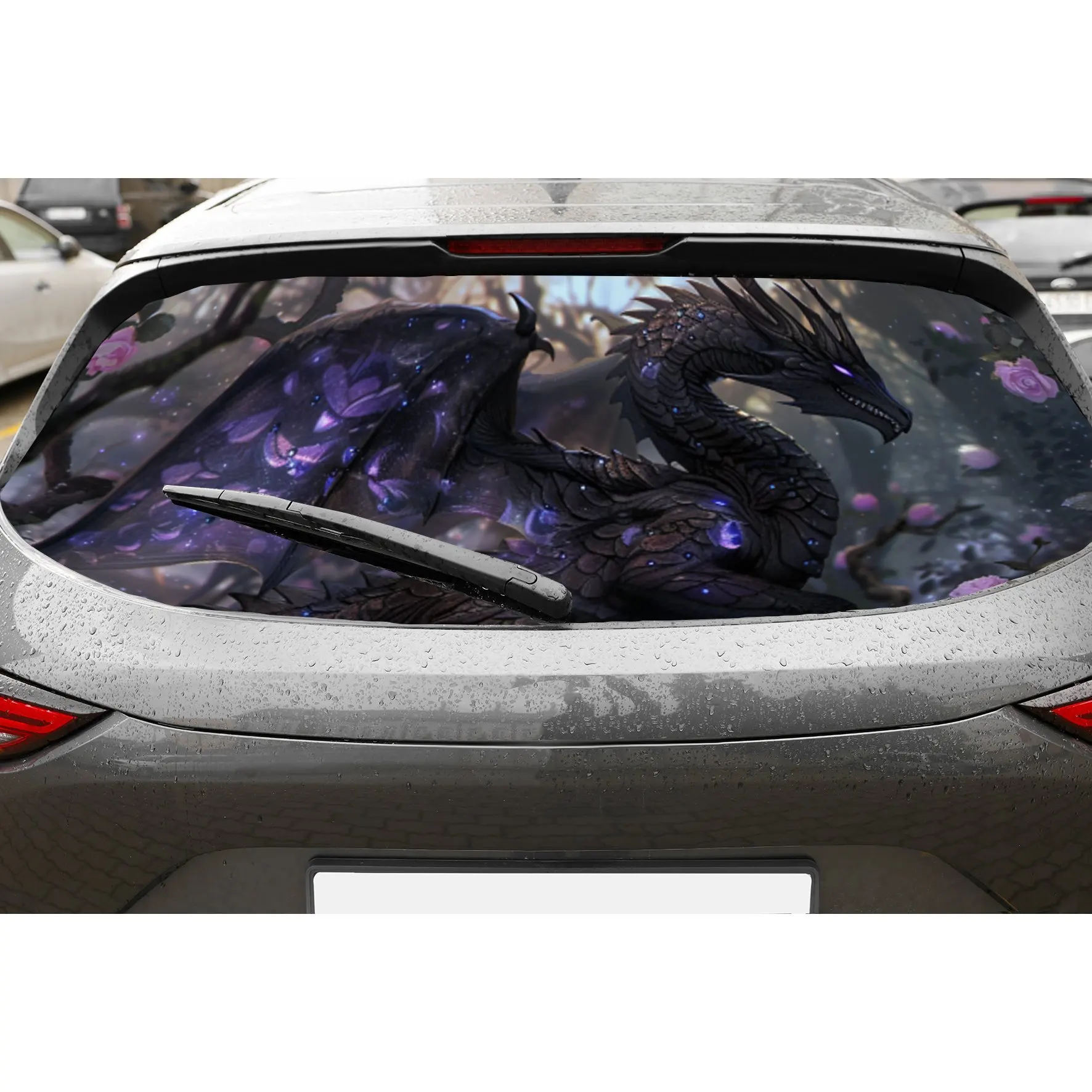 Fantasy Purple Dragon PVC Perforated Car Vinyl Wraps, Durable Car Rear Windshield Sticker, Waterproof Car Rear Window Decal, Pri
Fantasy Purple Dragon PVC Perforated Car Vinyl Wraps, Durable Car Rear Windshield Sticker, Waterproof Car Rear Window Decal, Pri