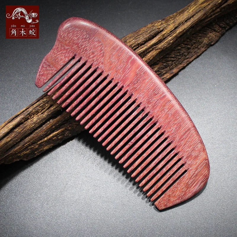 Purple heart wood comb Violet solid wood fine-tooth massage hair comb
Purple heart wood comb Violet solid wood fine-tooth massage hair comb