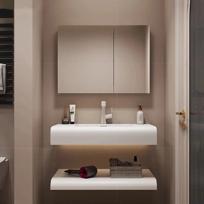 Modern Simple Bathroom Cabinets Washbasin White Storage Bedroom Bathroom Cabinets Vanity Mirror Armadi Aperti Home Furniture
Modern Simple Bathroom Cabinets Washbasin White Storage Bedroom Bathroom Cabinets Vanity Mirror Armadi Aperti Home Furniture