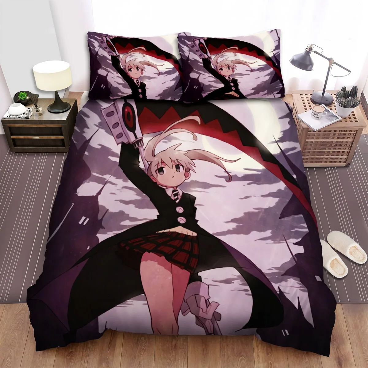 Soul Eater Duvet Cover Pillowcase Maka Black Star Bedding Set Adult Boy Girl Bedroom Decoration Children Single Double Size
Soul Eater Duvet Cover Pillowcase Maka Black Star Bedding Set Adult Boy Girl Bedroom Decoration Children Single Double Size