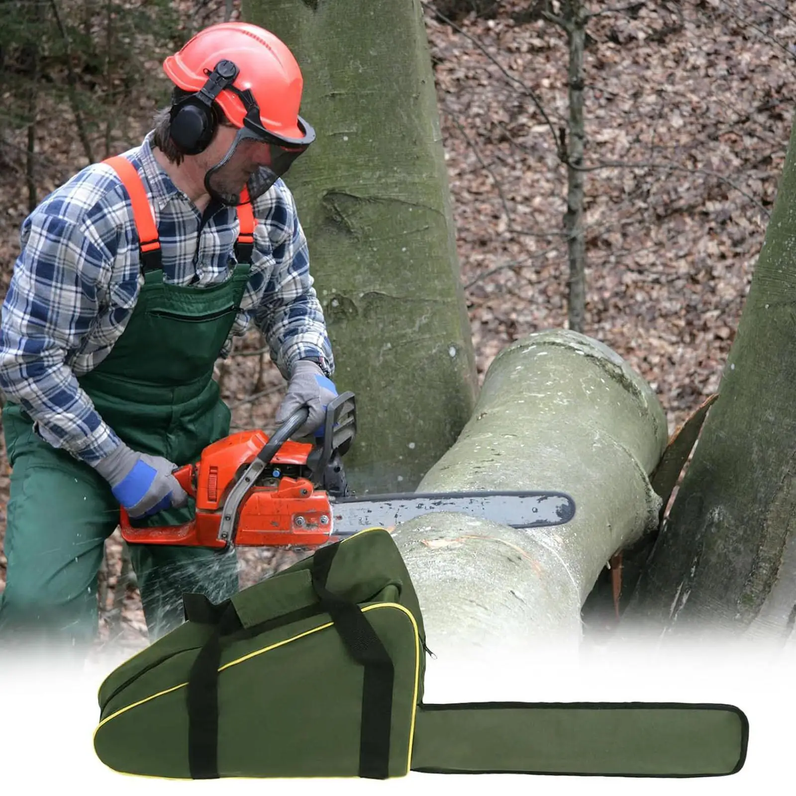 Chainsaw Protection Storage Bag Durable Oxford Cloth Handbag Water Resistant Zipper Case for Power Tools
Chainsaw Protection Storage Bag Durable Oxford Cloth Handbag Water Resistant Zipper Case for Power Tools
