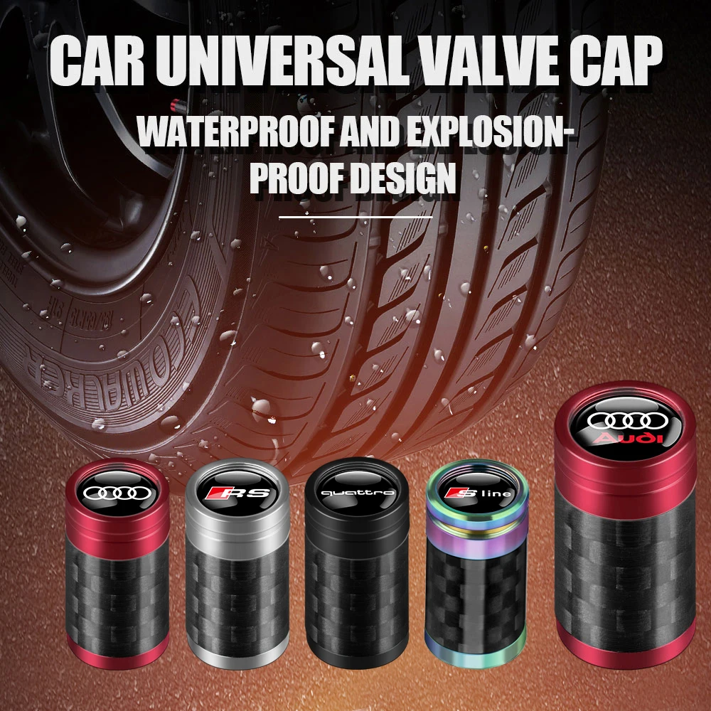 Car Accessories Carbon Fiber Tire Valve Dust Cap Badge For Audi Quattro Q3 Q5 Q7 Q8 RS Sline A3 A4 A5 S4 RS4 A7 S5 RS5 A6 A6 Q2
Car Accessories Carbon Fiber Tire Valve Dust Cap Badge For Audi Quattro Q3 Q5 Q7 Q8 RS Sline A3 A4 A5 S4 RS4 A7 S5 RS5 A6 A6 Q2