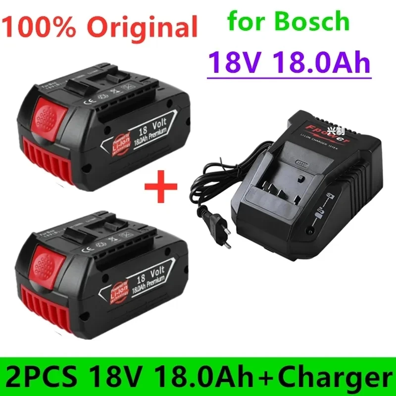 BAT609 Rechargeable Battery 18 V 18000mAh Lithium Ion for Bosch 18v Battery BAT609 BAT609G BAT618 BAT618G BAT614+Charger
BAT609 Rechargeable Battery 18 V 18000mAh Lithium Ion for Bosch 18v Battery BAT609 BAT609G BAT618 BAT618G BAT614+Charger