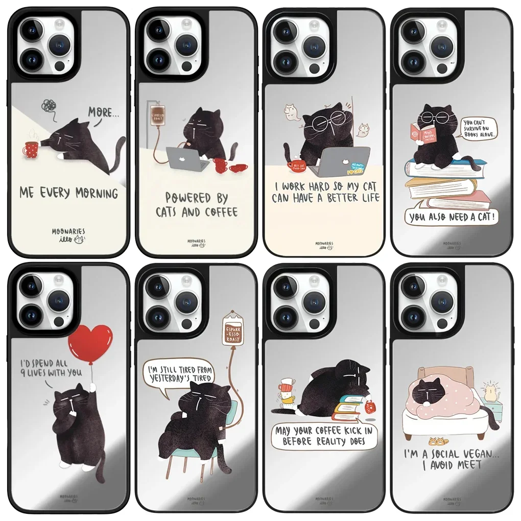 Cartoon Black Cat Mirror Magnetic Phone Case Cover for IPhone 16 15 14 13 12 Pro Max Case for IPhone 16 Pro Max
Cartoon Black Cat Mirror Magnetic Phone Case Cover for IPhone 16 15 14 13 12 Pro Max Case for IPhone 16 Pro Max