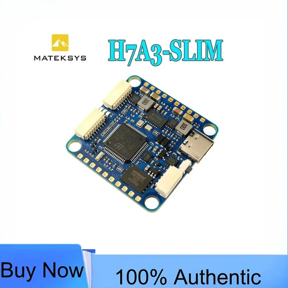Matek MATEKSYS H7A3-SLIM STM32H7A3RIT6 Flight Controller Built-in ICM42688P 2~8S LiPo For RC FPV Long Rang Racing Drone
Matek MATEKSYS H7A3-SLIM STM32H7A3RIT6 Flight Controller Built-in ICM42688P 2~8S LiPo For RC FPV Long Rang Racing Drone