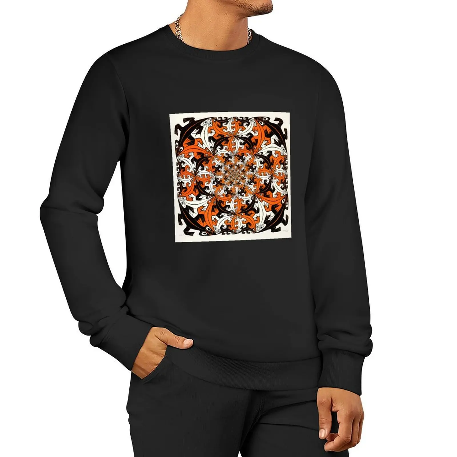 Escher - Lizard Pullover Hoodie tracksuit korean autumn clothes anime clothes new sweatshirt
Escher - Lizard Pullover Hoodie tracksuit korean autumn clothes anime clothes new sweatshirt