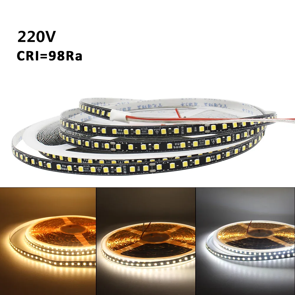 Светодиодная лента 220 В SMD3535, 120 светодиодов, полный спектр, супер яркая гибкая лента, 2700 К, 4000 К, 6000 К, домашнее линейное освещение
Светодиодная лента 220 В SMD3535, 120 светодиодов, полный спектр, супер яркая гибкая лента, 2700 К, 4000 К, 6000 К, домашнее линейное освещение