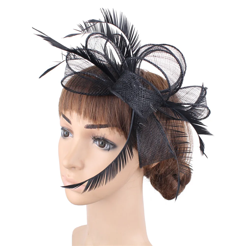 Fancy Cute Girls Feather Sinamay Headwear Hair Clip For Women Wedding Fascinator Hair Accessories Small Headdress For Female
Fancy Cute Girls Feather Sinamay Headwear Hair Clip For Women Wedding Fascinator Hair Accessories Small Headdress For Female