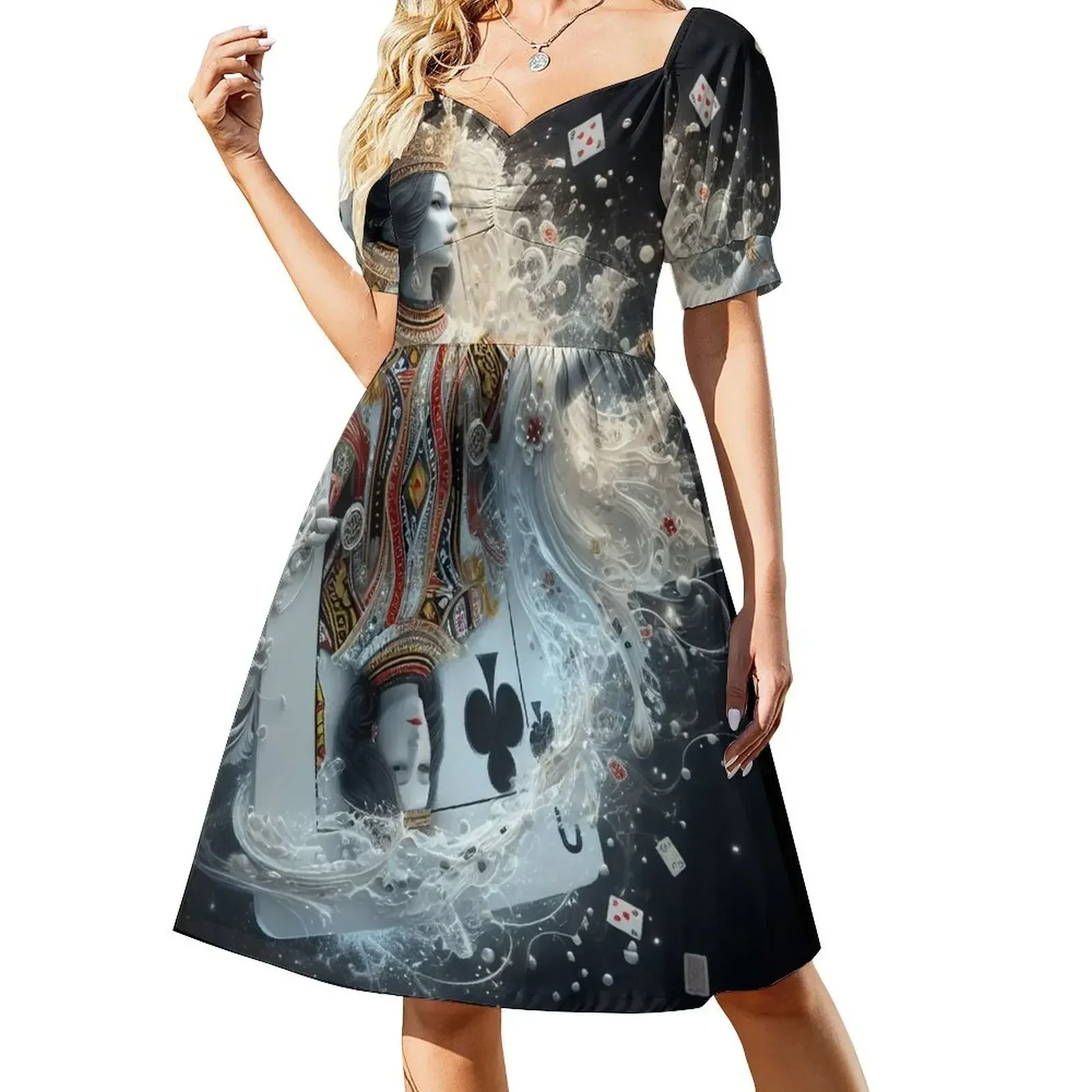 Queen of Clubs Short-Sleeved Dress ladies dresses for special occasion cocktail dresses dress for woman summer dress daily
Queen of Clubs Short-Sleeved Dress ladies dresses for special occasion cocktail dresses dress for woman summer dress daily