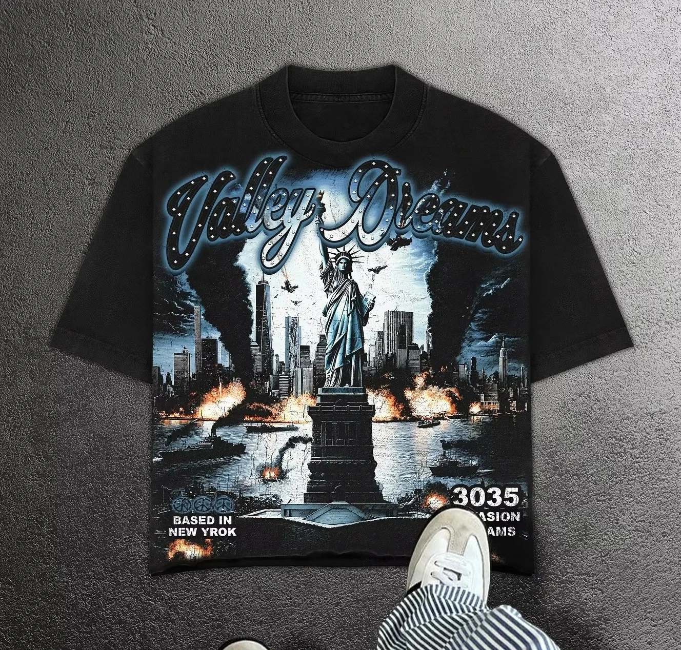 Statue of Liberty Graphic T Shirts Oversized Y2k Tops Harajuku Vintage Gothic Streetwear Black Short Sleeve T Shirt Men Clothing
Statue of Liberty Graphic T Shirts Oversized Y2k Tops Harajuku Vintage Gothic Streetwear Black Short Sleeve T Shirt Men Clothing