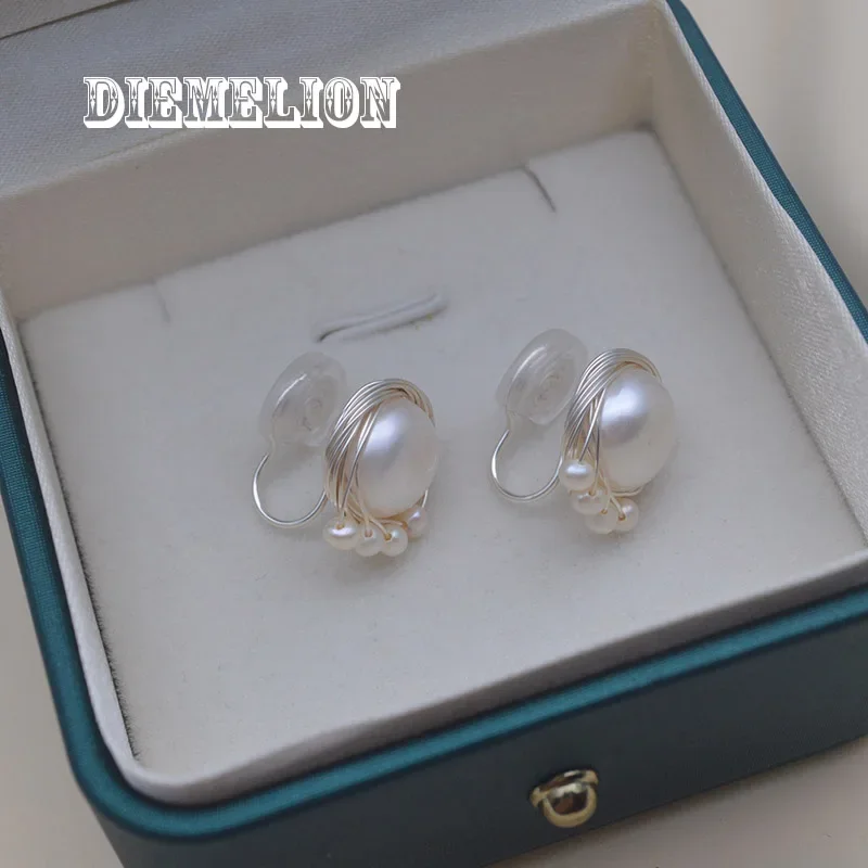 10-11mm High Quality Natural Freshwater Pearl Clip on Earrings Pierced and Non Pierced Silver Color Fine Jewelry for Women
10-11mm High Quality Natural Freshwater Pearl Clip on Earrings Pierced and Non Pierced Silver Color Fine Jewelry for Women