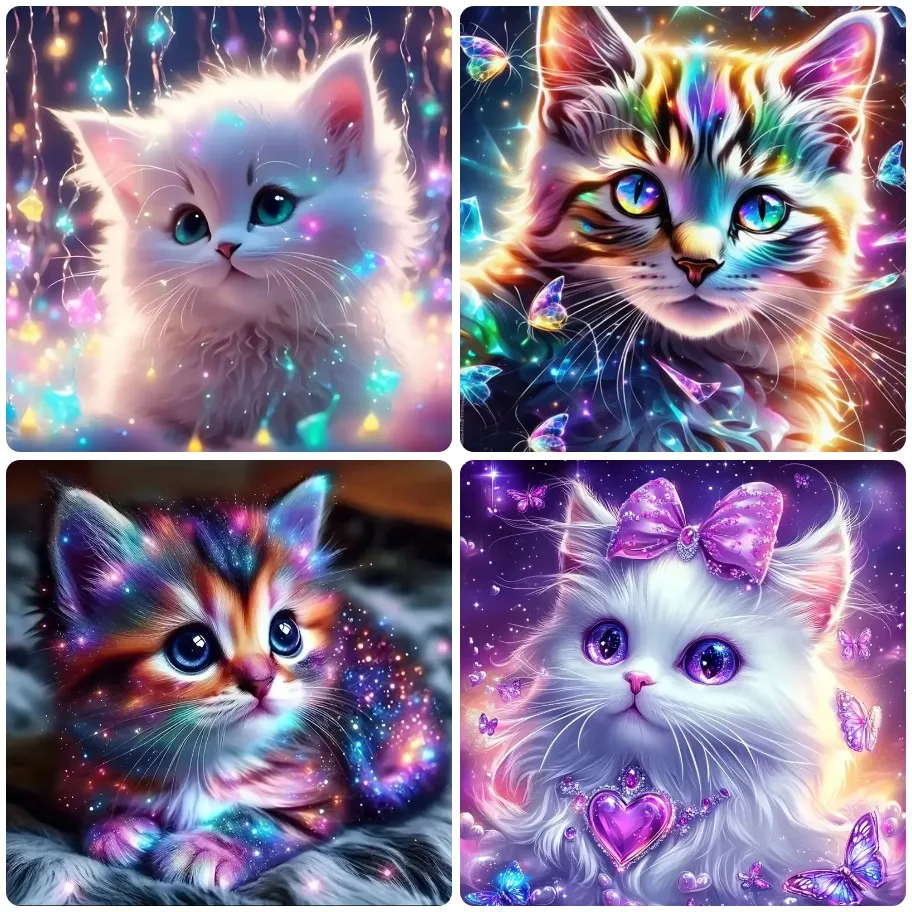Galaxy Rainbow Fluffy Kitten Collection Jigsaw Puzzle, Sparkly Star Butterfly White Cat Colorful Tabby Fantasy Wall Decor
Galaxy Rainbow Fluffy Kitten Collection Jigsaw Puzzle, Sparkly Star Butterfly White Cat Colorful Tabby Fantasy Wall Decor