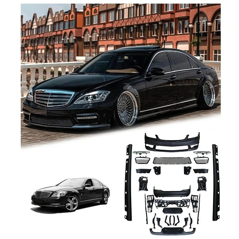 For W221 To S63 Kits Front Bumper Rear Diffuser Body High Quality Premium Car Accessories Hot Sale
For W221 To S63 Kits Front Bumper Rear Diffuser Body High Quality Premium Car Accessories Hot Sale