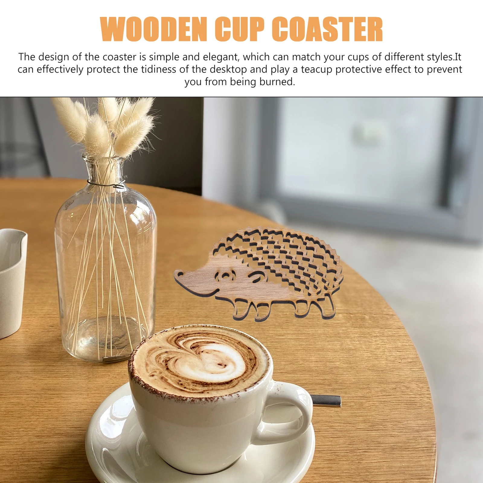 Four Pieces Wooden Cup Coaster Set Compact Mat Flask Tray Kitchen Sink Daily Use Reusable Home Desktop Heat Insulation
Four Pieces Wooden Cup Coaster Set Compact Mat Flask Tray Kitchen Sink Daily Use Reusable Home Desktop Heat Insulation