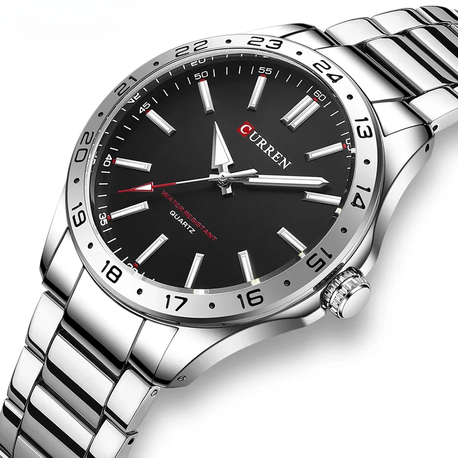 2025 Men Quartz Watch Simple Fashion Leisure Business Clock Black Silvery Stainless Steel Strap Wristwatch for Male Watches
2025 Men Quartz Watch Simple Fashion Leisure Business Clock Black Silvery Stainless Steel Strap Wristwatch for Male Watches