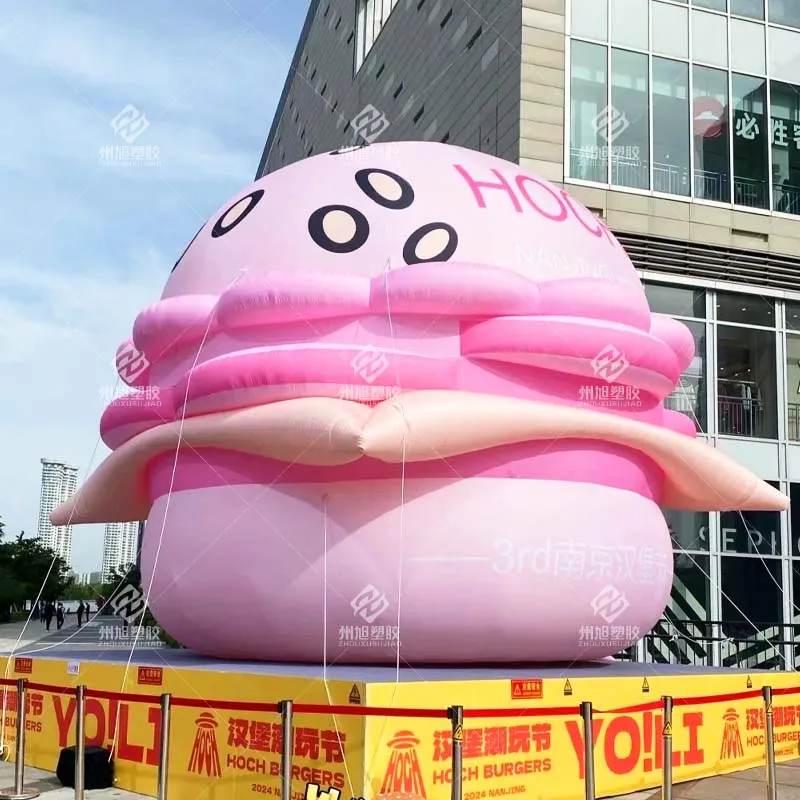 Giant Inflatable Burger,Pink Burger Inflatable Model,Celebration Holiday Event Decoration
Giant Inflatable Burger,Pink Burger Inflatable Model,Celebration Holiday Event Decoration