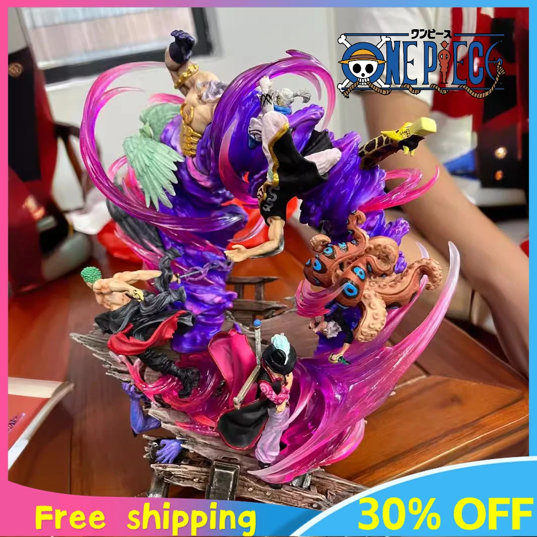 One Piece Anime Figure Throne Roronoa Zoro Statue 2 Heads King of Hell Dracule Mihawk Action Figure Manga Pvc Model Gift Toys
One Piece Anime Figure Throne Roronoa Zoro Statue 2 Heads King of Hell Dracule Mihawk Action Figure Manga Pvc Model Gift Toys