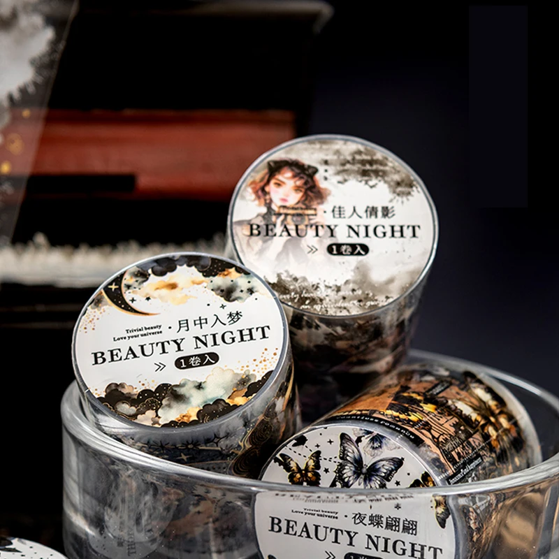 Бумага Mr, 1 рулон/пакет, серия Beneath the Darkness, тематическая лента для горячего тиснения, акваскейзажная лента, набор канцелярских принадлежностей
Бумага Mr, 1 рулон/пакет, серия Beneath the Darkness, тематическая лента для горячего тиснения, акваскейзажная лента, набор канцелярских принадлежностей