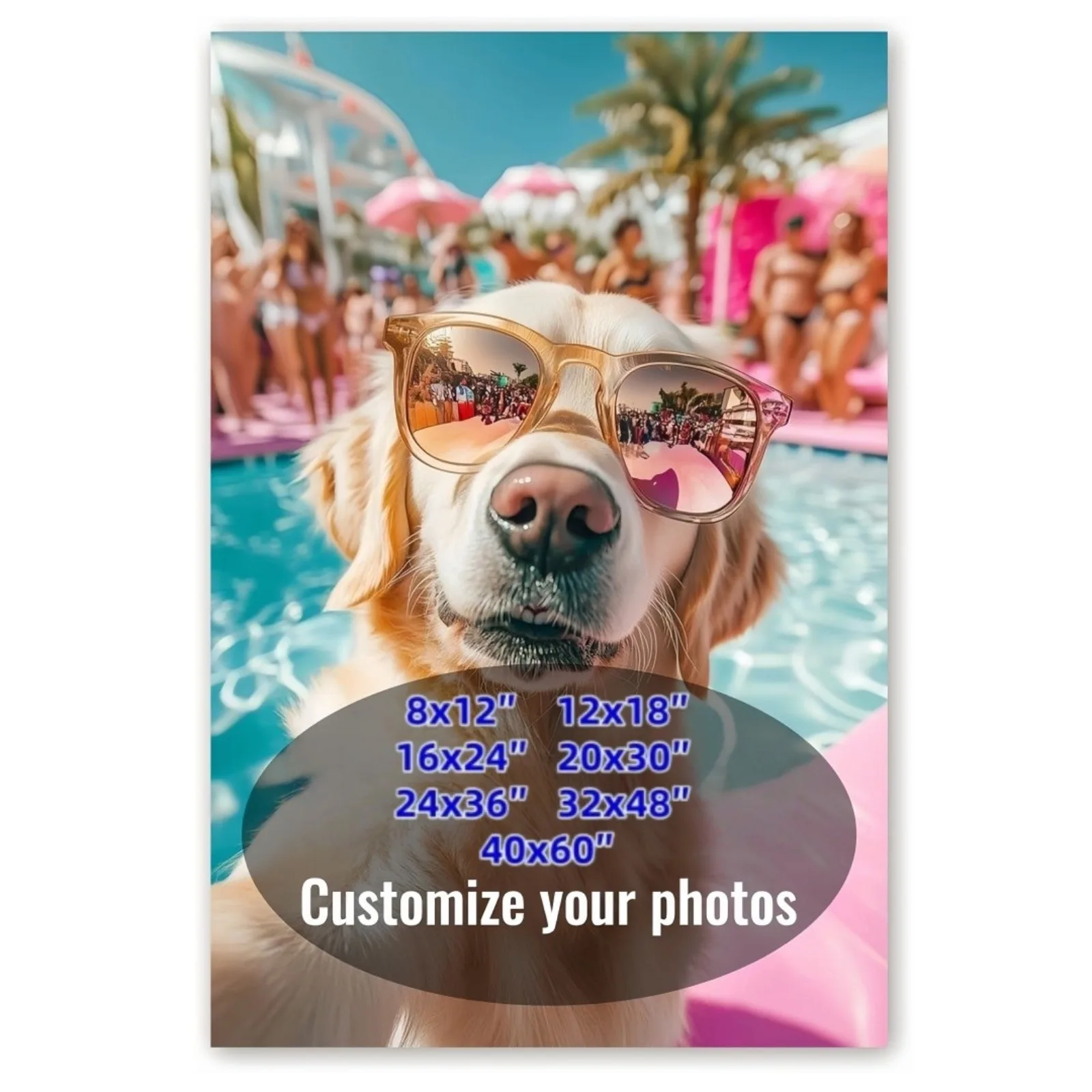 Custom Pet Photo Poster, Dog & Cat Memorial Wall Art, Multiple Sizes Available
Custom Pet Photo Poster, Dog & Cat Memorial Wall Art, Multiple Sizes Available