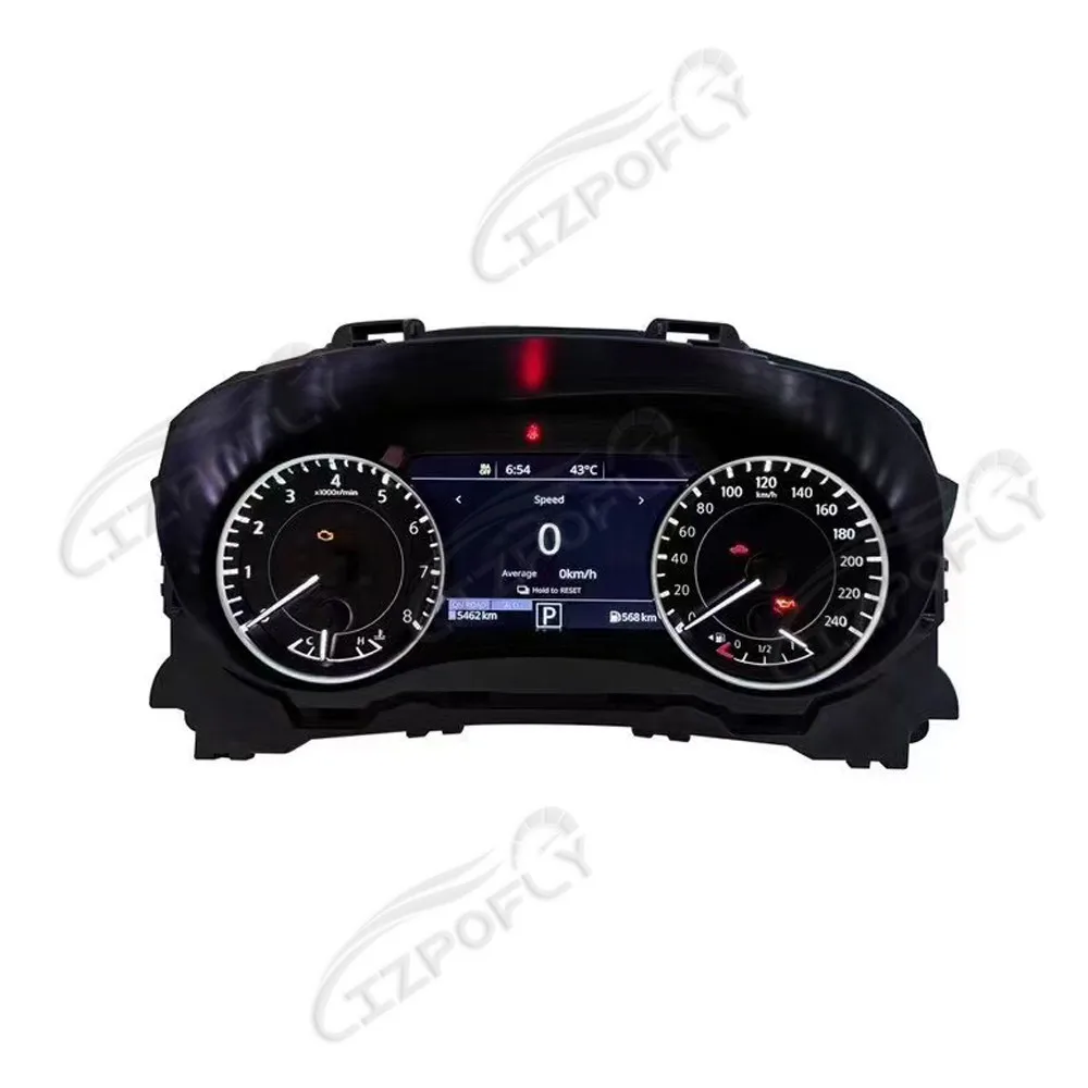 Приборная панель автомобиля для Nissan Patrol, высокая конфигурация, механический ЖК-спидометр, цифровой кластер, виртуальная панель кабины
Приборная панель автомобиля для Nissan Patrol, высокая конфигурация, механический ЖК-спидометр, цифровой кластер, виртуальная панель кабины