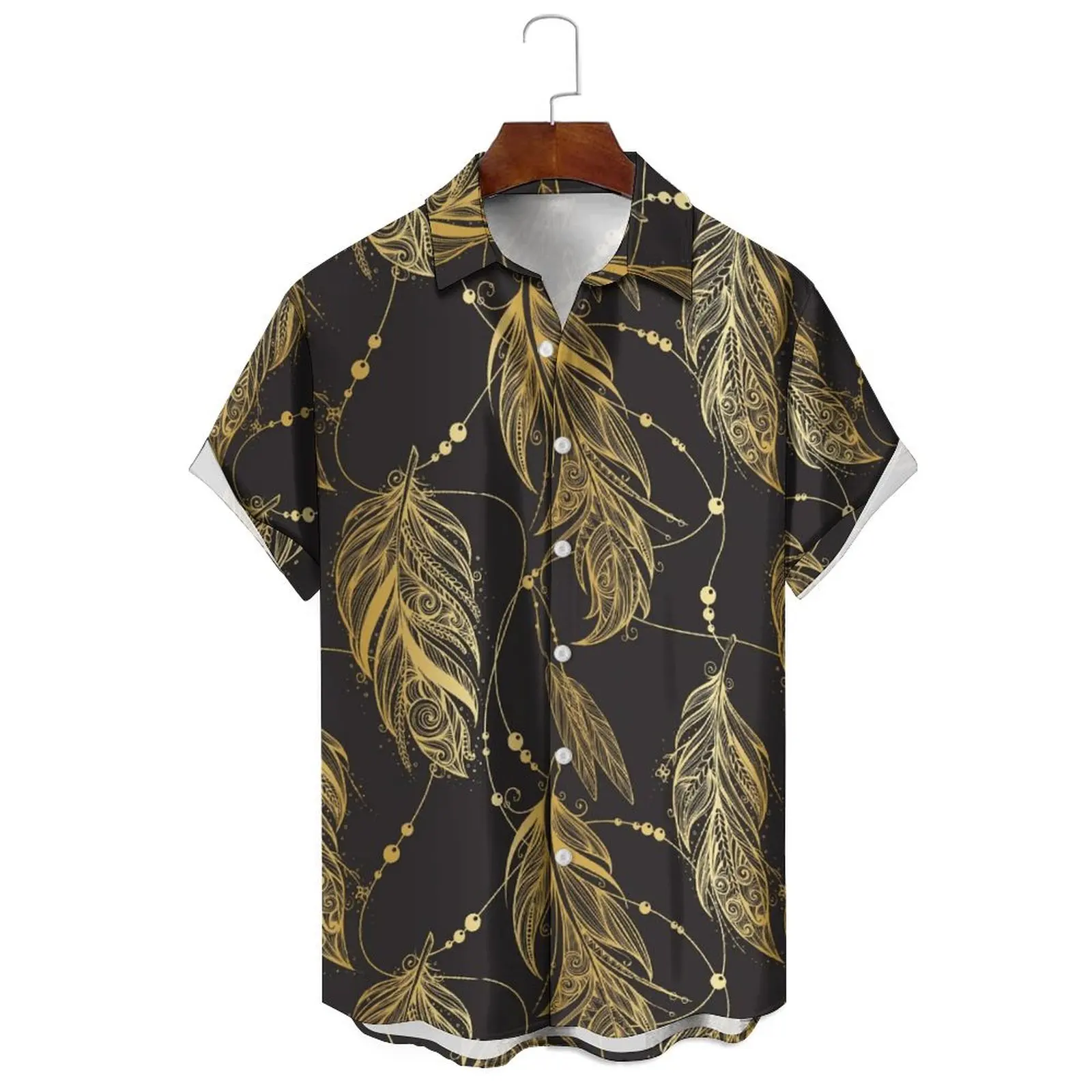 Summer Loose Casual Fashion Men's/Women's Abstract Painting Style Complex Pattern Print Variety Lapel Short-Sleeved Shirt
Summer Loose Casual Fashion Men's/Women's Abstract Painting Style Complex Pattern Print Variety Lapel Short-Sleeved Shirt