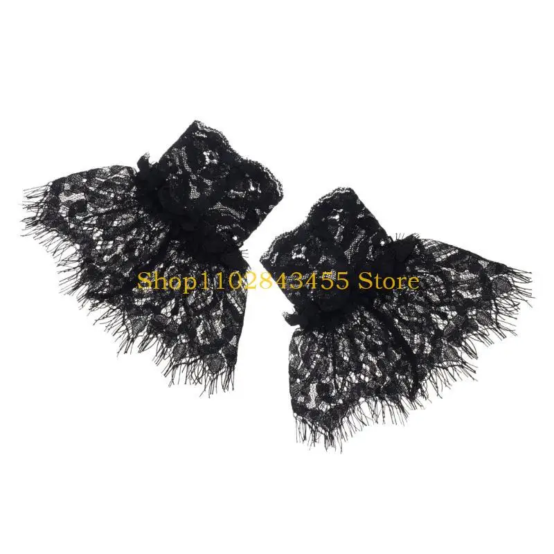 49MC эластичные плиссированные манжеты с рогом, съемные кружевные полые крючки, накладные рукава, манжеты на запястье, украшение
49MC эластичные плиссированные манжеты с рогом, съемные кружевные полые крючки, накладные рукава, манжеты на запястье, украшение