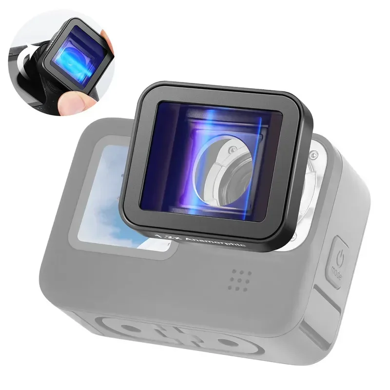 2026 For NEEWER LS-56 1.2x Anamorphic for GoPro Hero 12/11/10/9 Cinematic Blue Flare Effect Durable Metal Construction" Lens
2026 For NEEWER LS-56 1.2x Anamorphic for GoPro Hero 12/11/10/9 Cinematic Blue Flare Effect Durable Metal Construction" Lens