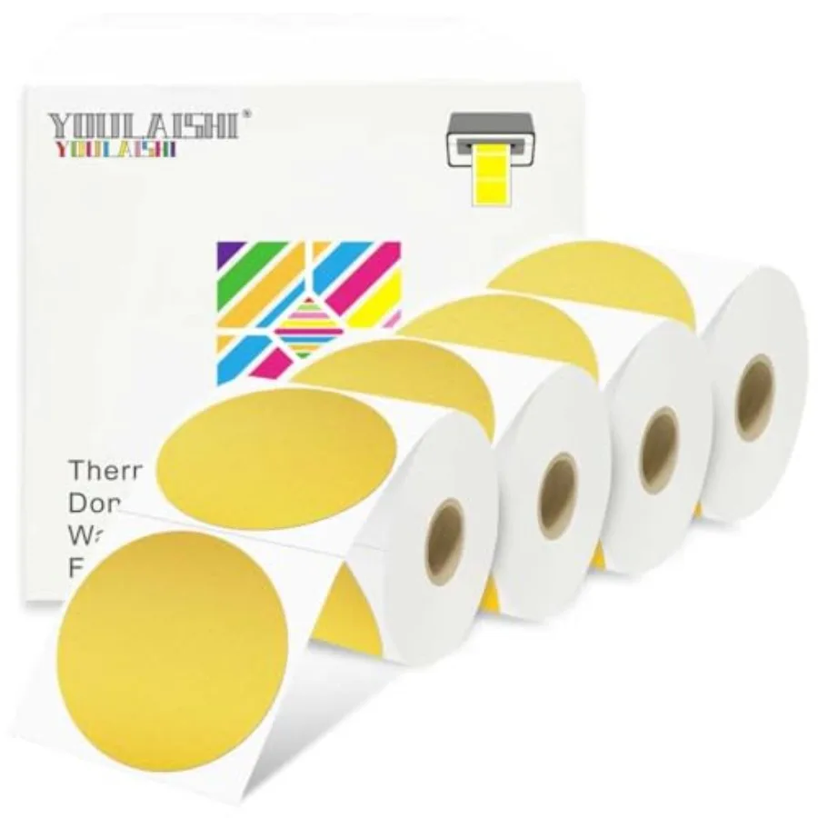 3 X 3 Inch Color Coding Dot Labels Circle Thermal Printable Waterproof 2000 Pcs Round Stickers Adhesive Writable for Office Hom
3 X 3 Inch Color Coding Dot Labels Circle Thermal Printable Waterproof 2000 Pcs Round Stickers Adhesive Writable for Office Hom