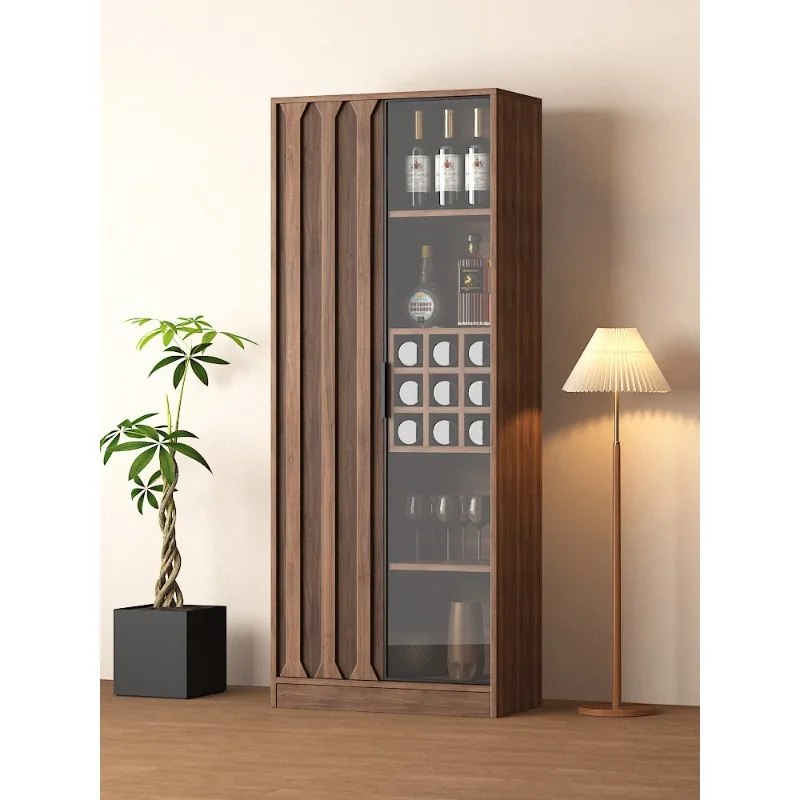 Wine Cabinet Living Room Wall Display New Walnut Standing Glass Storage Locker Figure Cabinet
Wine Cabinet Living Room Wall Display New Walnut Standing Glass Storage Locker Figure Cabinet