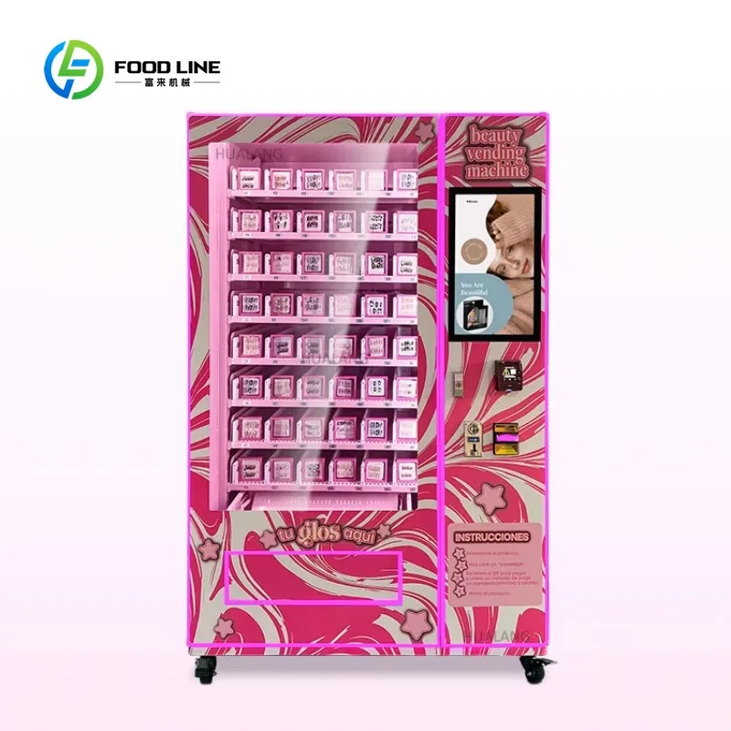 Customized Energy Saving Coin/cash/card Payment Colorful Cosmetic Vending Machine Lip Gloss and Nail Vending Machine
Customized Energy Saving Coin/cash/card Payment Colorful Cosmetic Vending Machine Lip Gloss and Nail Vending Machine