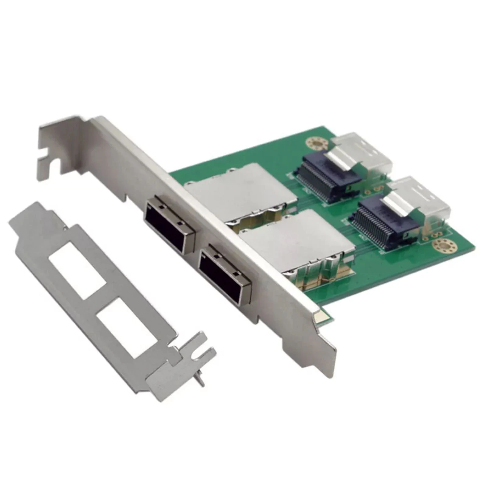1PC Dual Port Mini SAS SFF-8087 to SFF-8088 Adapter PCI Bracket 6Gb/s for Server External Storage Host Device
1PC Dual Port Mini SAS SFF-8087 to SFF-8088 Adapter PCI Bracket 6Gb/s for Server External Storage Host Device