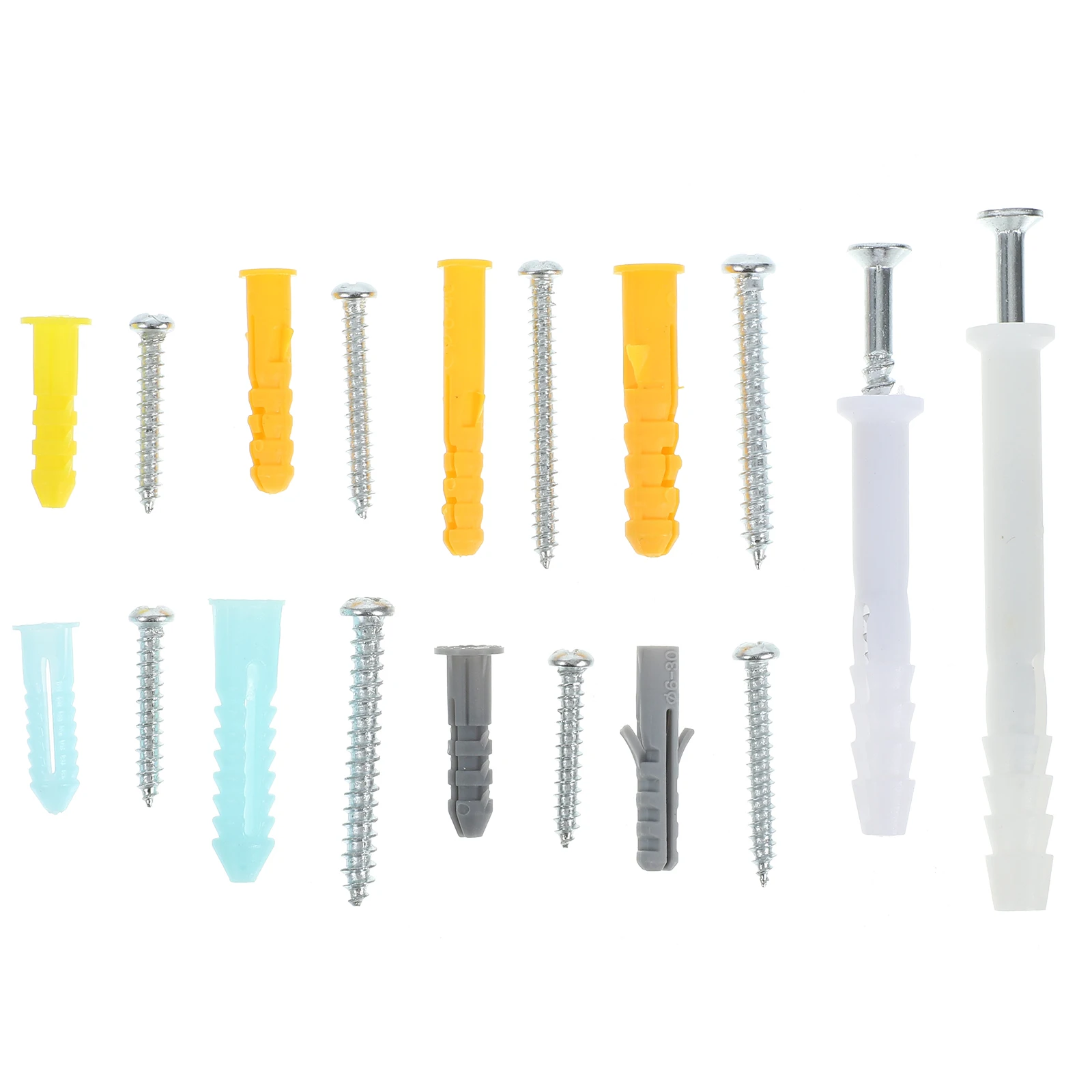 1 set Expansion Screw Set Drywall Anchors Wall Plugs Screws Kit Mount Plastic Metal Construction Projects Stability Self
1 set Expansion Screw Set Drywall Anchors Wall Plugs Screws Kit Mount Plastic Metal Construction Projects Stability Self