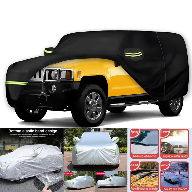 Waterproof Car Covers For Hummer H2 SUV 2002-2009 (Black) 190T Custom Heavy Duty Waterproof All Weather Protection Outdoor
Waterproof Car Covers For Hummer H2 SUV 2002-2009 (Black) 190T Custom Heavy Duty Waterproof All Weather Protection Outdoor