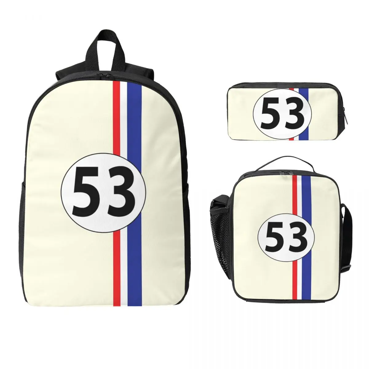 Herbie Number 53 Backpack Student Boys Girls BookBag School Bag Laptop Shoulder Bags 3ps Insulated Lunch Bag Pencil Case
Herbie Number 53 Backpack Student Boys Girls BookBag School Bag Laptop Shoulder Bags 3ps Insulated Lunch Bag Pencil Case