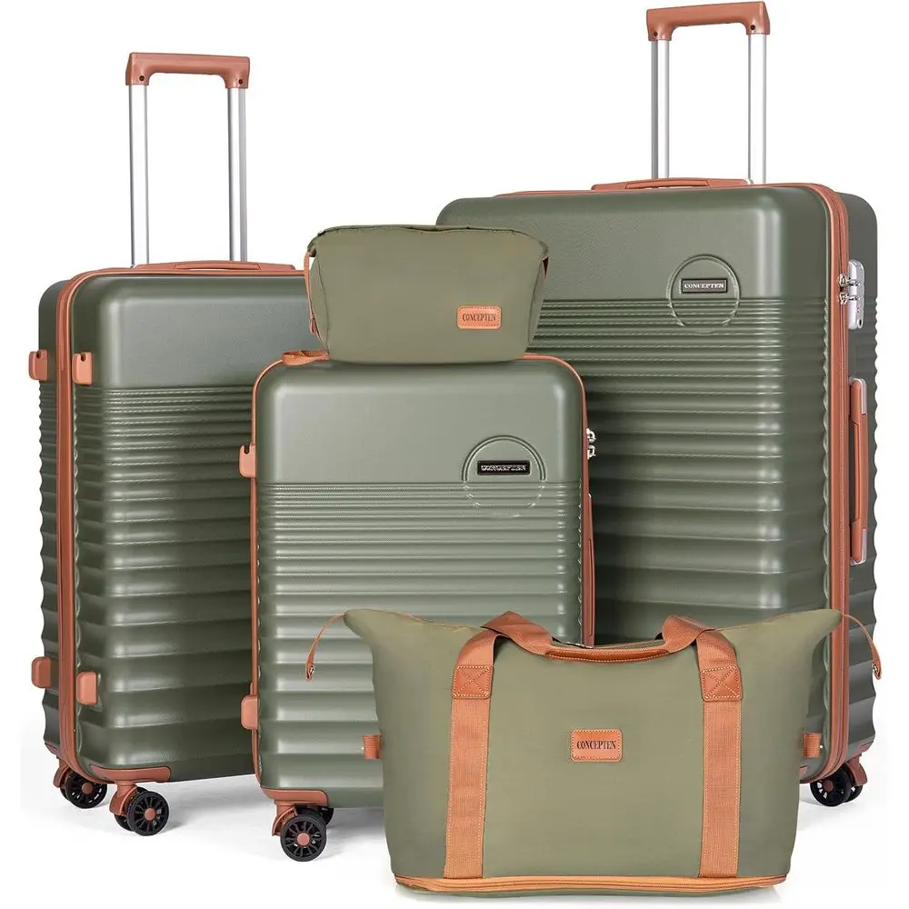 5-Piece Hardshell Luggage Set with Wheels and TSA Lock for Travel
5-Piece Hardshell Luggage Set with Wheels and TSA Lock for Travel