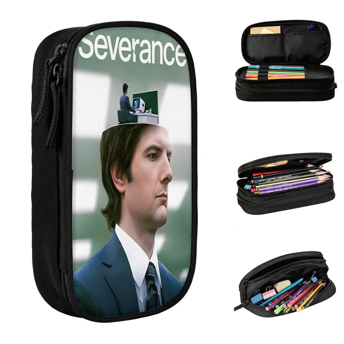 Severance Mark Pencil Cases Pen Bags Girl Boy Big Capacity Students School Zipper Pencil Box
Severance Mark Pencil Cases Pen Bags Girl Boy Big Capacity Students School Zipper Pencil Box