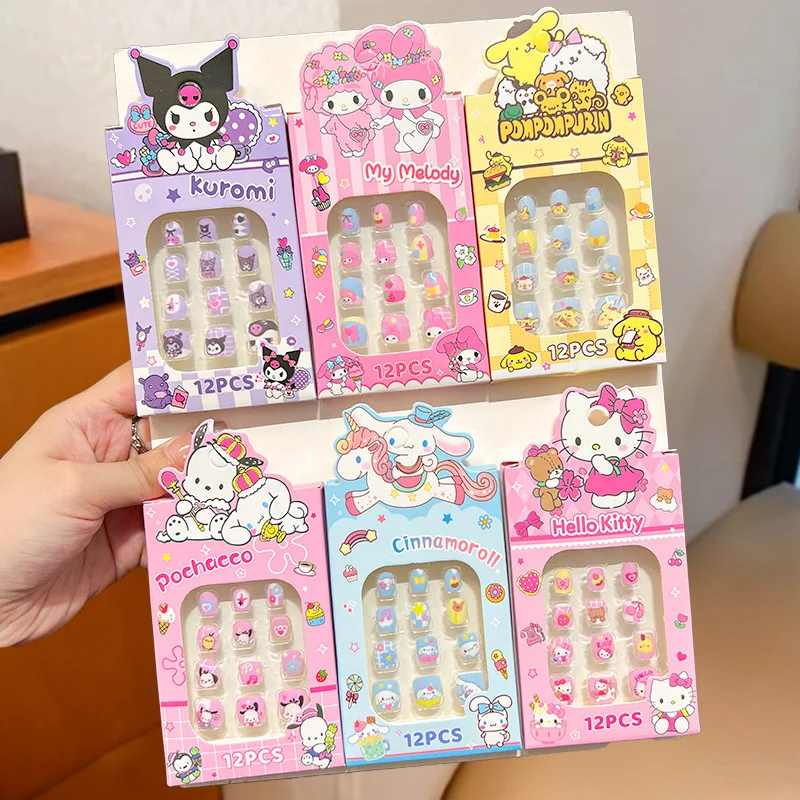 New model Hello Kitty Kuromi Cartoon Nail Patch Cute Nail Sticker Detachable Girl Nails Sweet Lovely Nail Stickers
New model Hello Kitty Kuromi Cartoon Nail Patch Cute Nail Sticker Detachable Girl Nails Sweet Lovely Nail Stickers