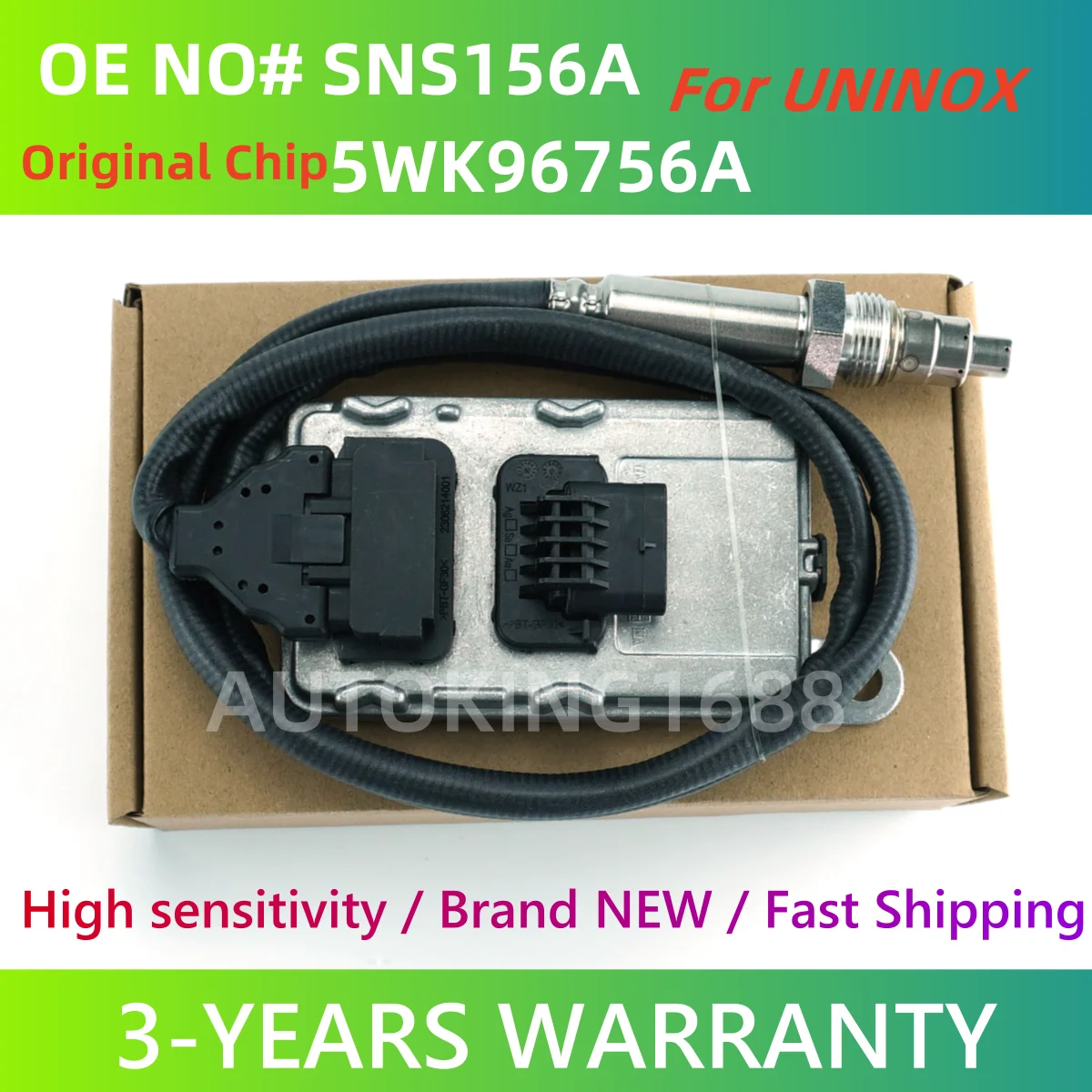 5WK96756A 5WK96756 SNS156A A2C95913000-01 Original New Nitrogen Oxygen Nox Sensor For UNINOX Engine Car Trunk Excavator
5WK96756A 5WK96756 SNS156A A2C95913000-01 Original New Nitrogen Oxygen Nox Sensor For UNINOX Engine Car Trunk Excavator